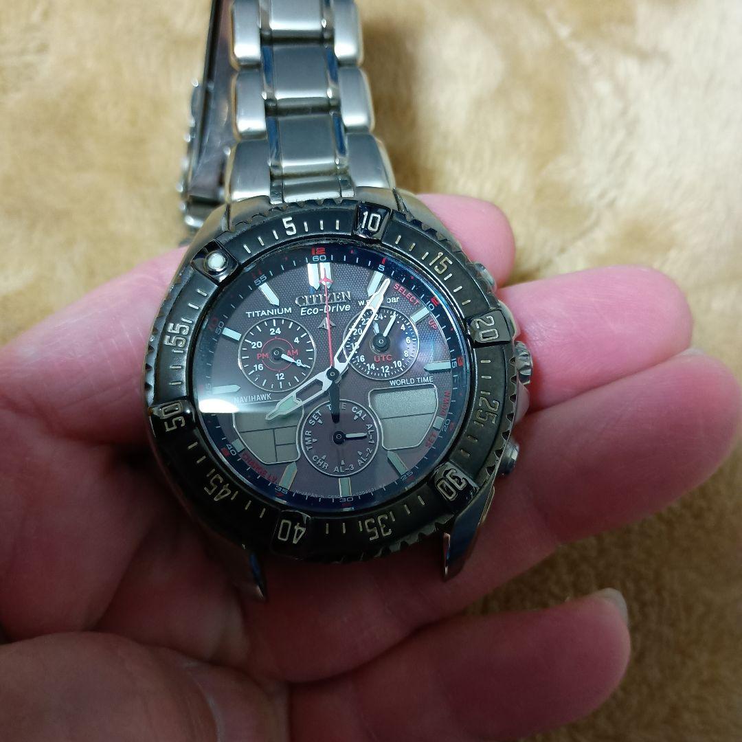CITIZEN 　エコドライブ　チタニウム C650-T002765