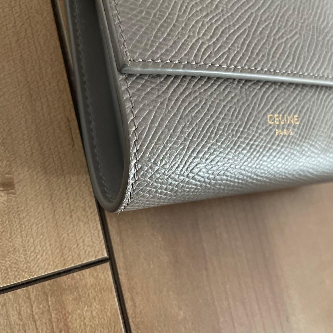 未使用級美品！　セリーヌ　三つ折り財布　トライフォールフォレット　箱付き