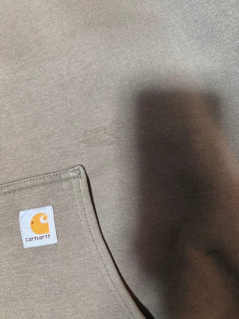 Carhartt フード付きジップパーカー Lサイズ オリーブ