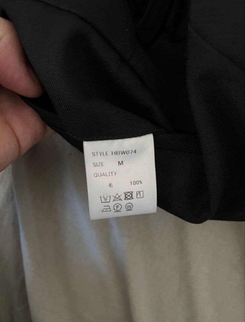 り*じ様 【美品】MBハイエンド尾州ウールファティーグブラックM