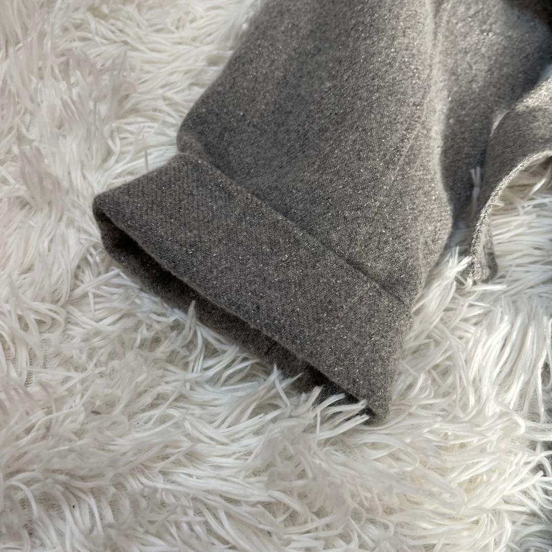 最終価格！【美品】08sircus ゼロエイト　12万コート　1 グレー　シルク