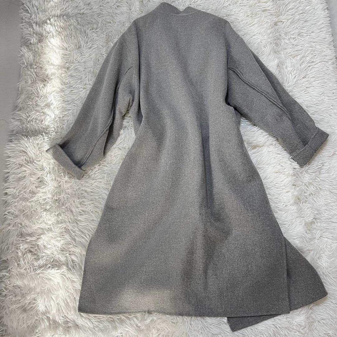 最終価格！【美品】08sircus ゼロエイト　12万コート　1 グレー　シルク