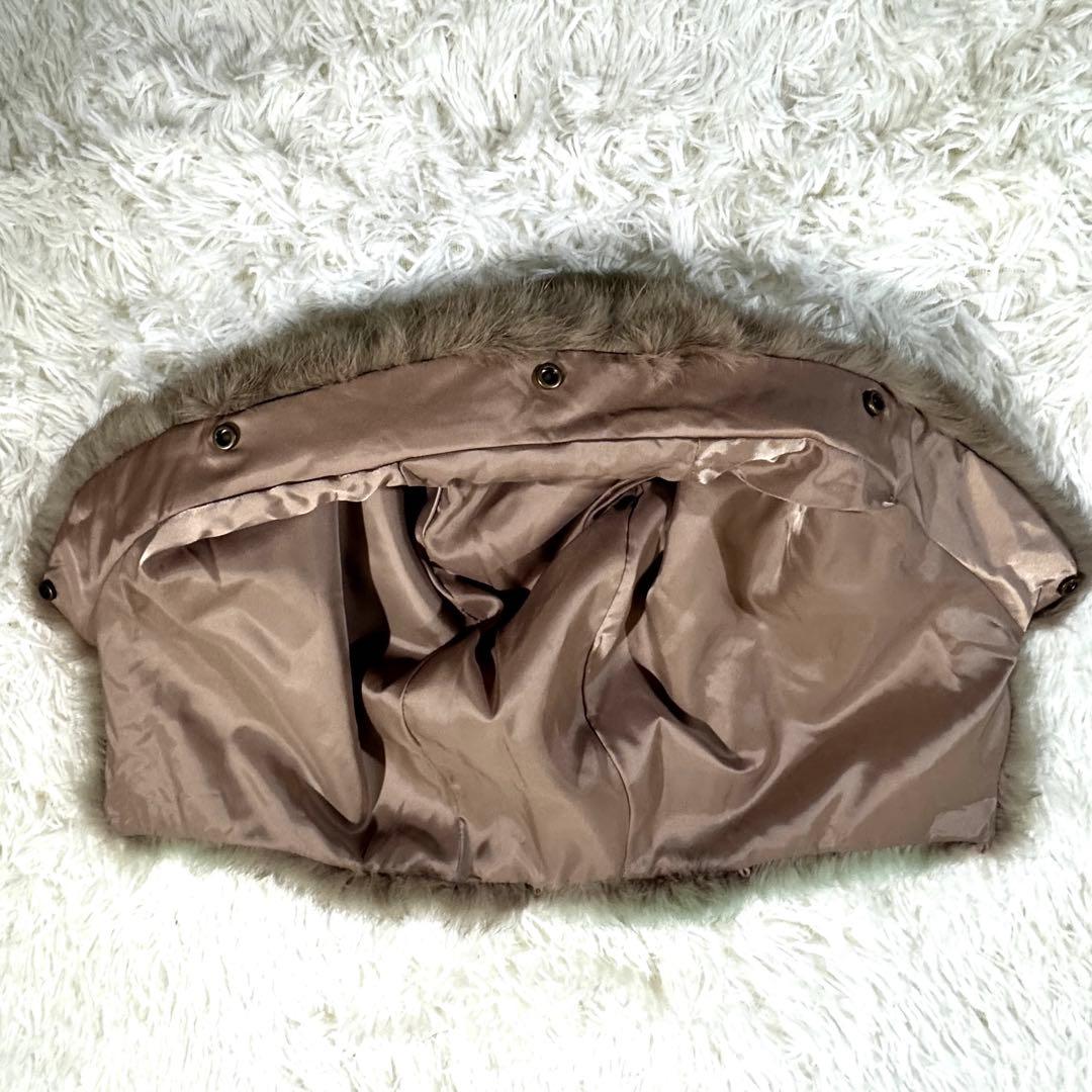 タグ付未使用✨訳あり✨アーバンリサーチ　ラビットフード ストレッチダウンコート