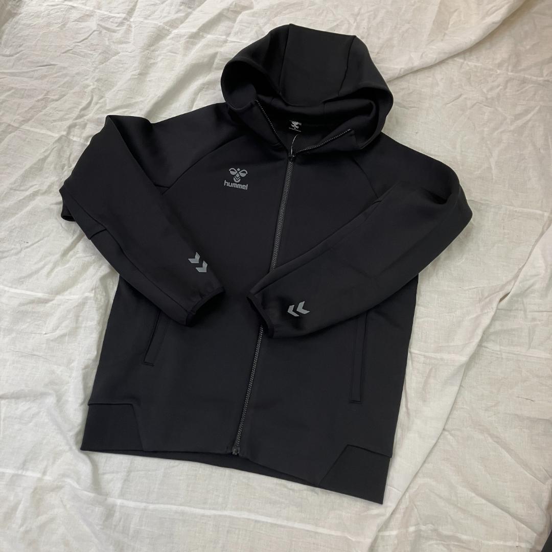 新品未使用品 ヒュンメル Mサイズ スウェット上下セット パーカー 裾ボタン