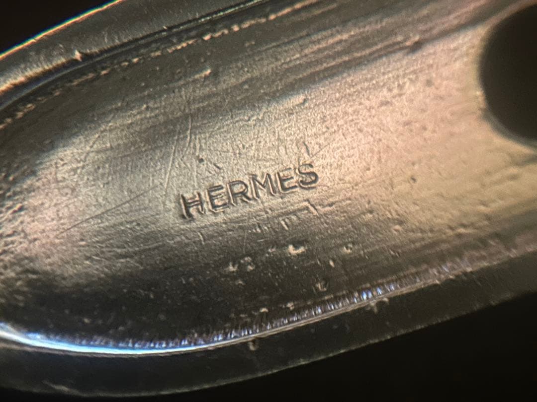 HERMES ブックルセリエGM 60s シルバー ブレスレット