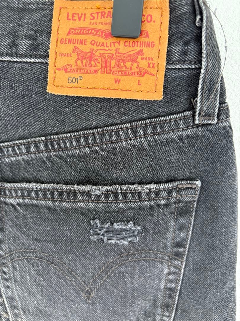 Vintage Levi’s denim for layer BLACK