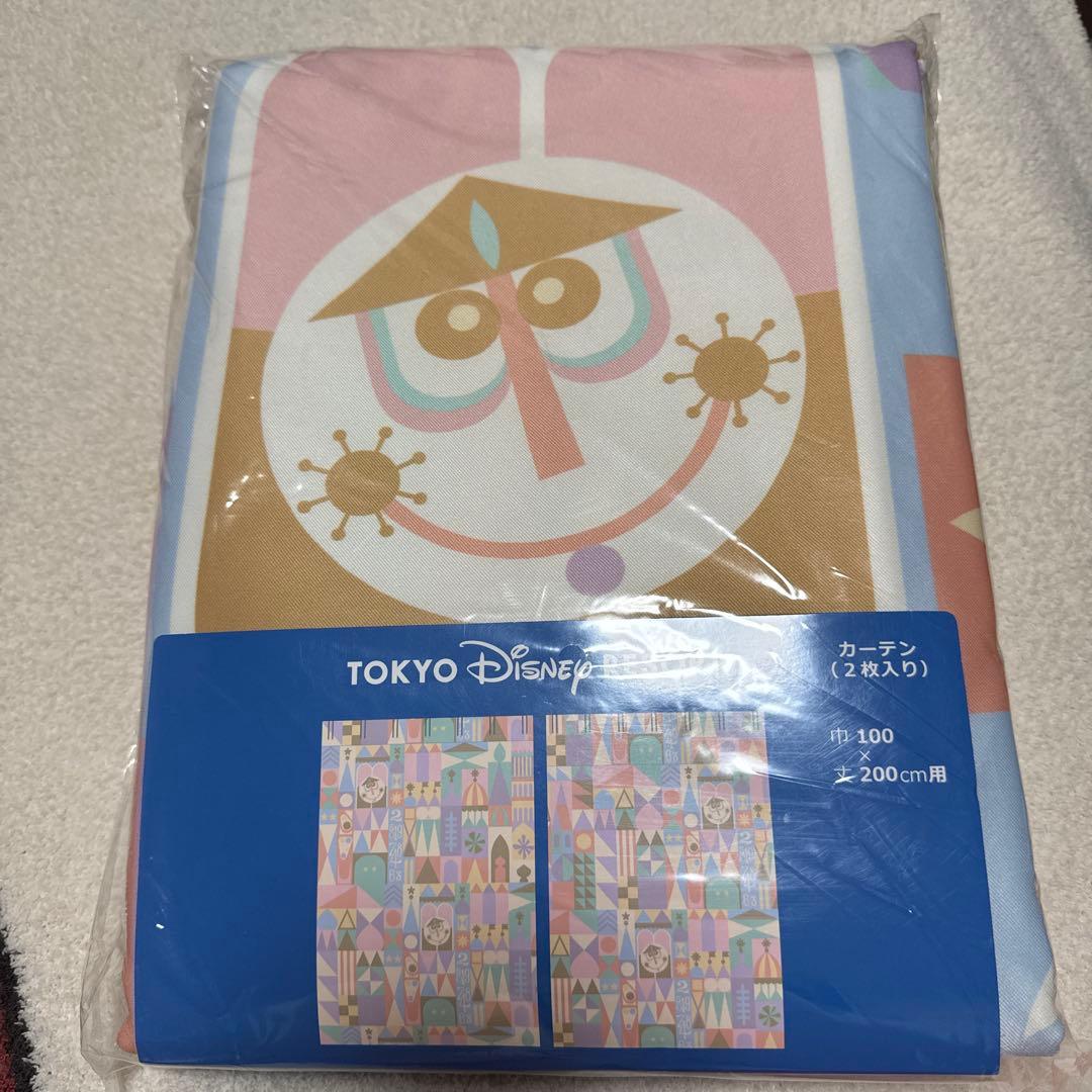 東京ディズニーリゾート カーテン 100×200cm イッツアスモールワールド