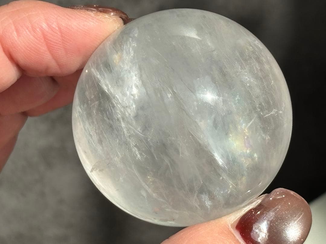 《カラーレスフローライト＊高品質の爆虹スフィア》