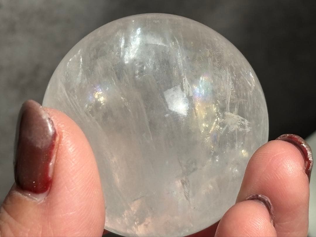 《カラーレスフローライト＊高品質の爆虹スフィア》