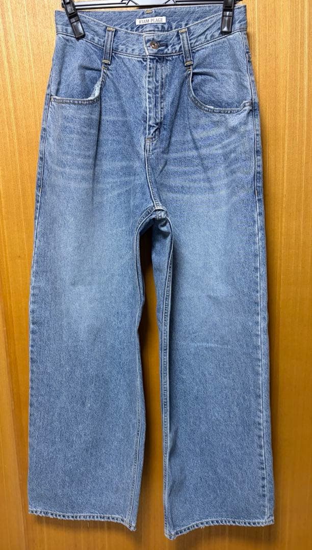 Plage RIAM WIDE DENIM 【38】 ブルーA