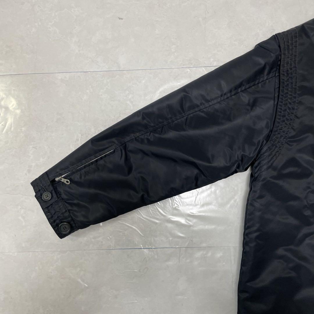 イブサンローラン ブラック イタリア製 サイズ48 XL ショートコート