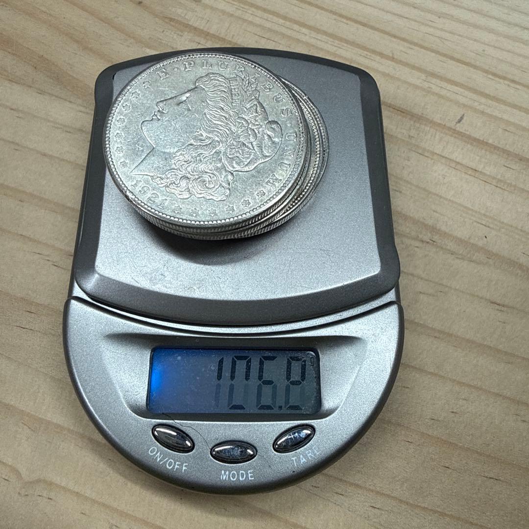 Y*様 アメリカ　モルガン銀貨 1921年 4枚セット