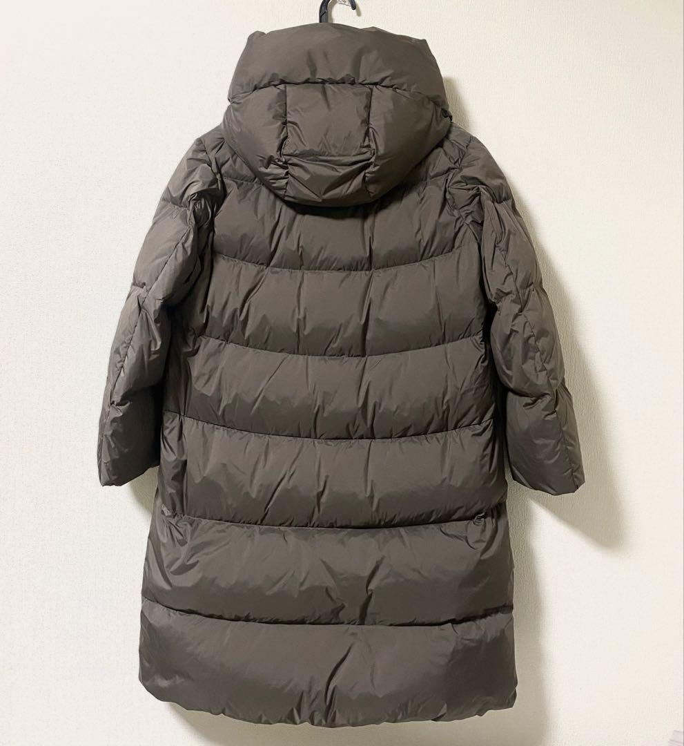 【極美品】UNIQLO +J ダウンコート フーデッド ロング ブラウン M
