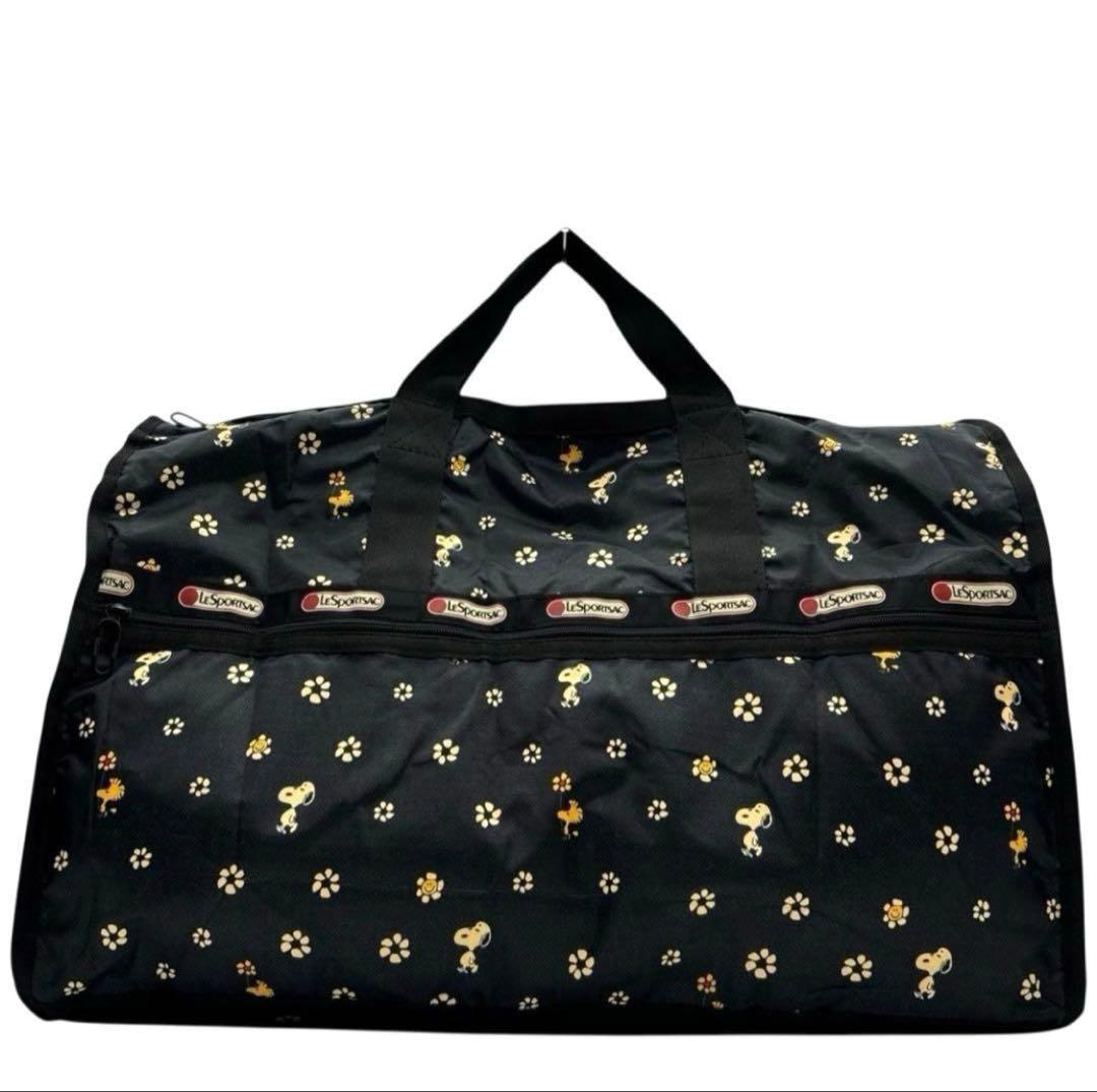 未使用品◎ レスポートサック スヌーピー 2way 斜めがけ可 ボストンバッグ