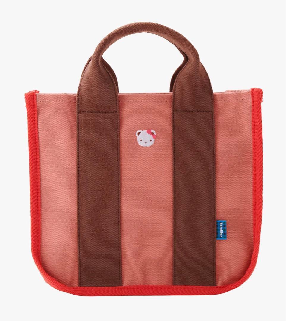 familiar ファミリア トートバッグ ピンク　バッグ　東京限定