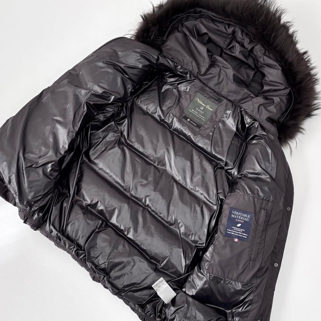 ナノユニバース 西川ダウン フードショートダウン 38