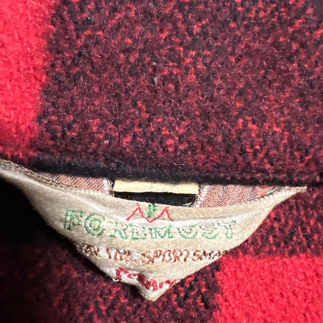 ハ*ウ様 FOREMOST pennys バッファローチェック　ウールマッキーノ