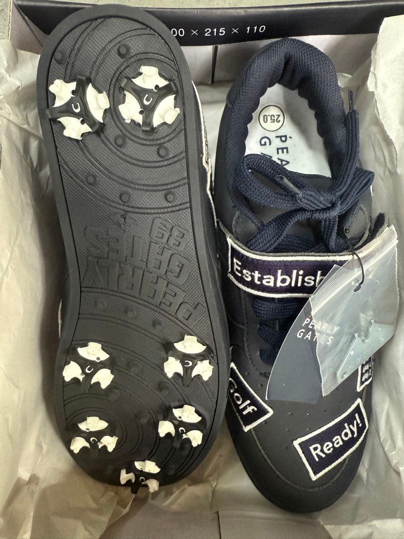 半額‼︎PEARLY GATES ゴルフシューズ ネイビー