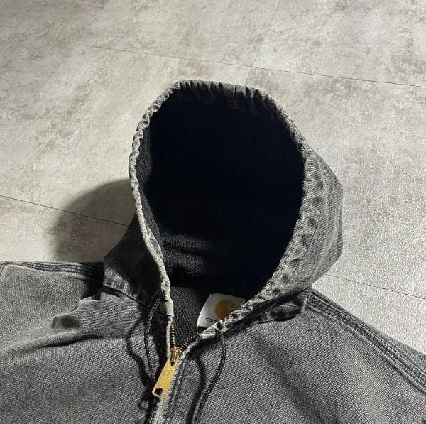 80-90s 星タグ USA製 ブラック カーハート アクティブジャケット