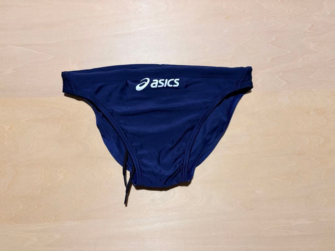 アシックスASICSハイドロＣＤ無地競泳水着AMA87T50ネイビーＭサイズ