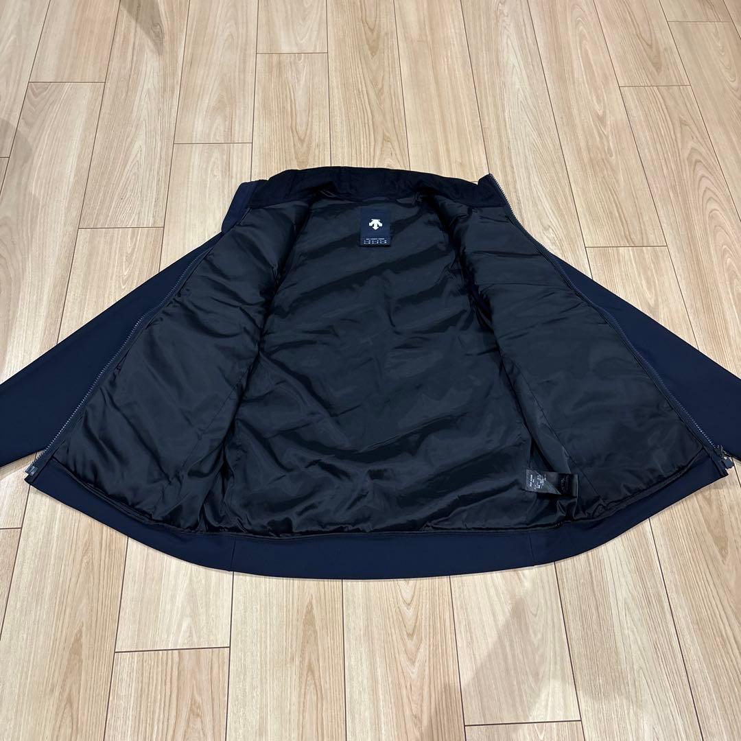 新作美品　デサントゴルフ　ディタッチャブル2WAY中綿ジャケット　アウター　濃紺