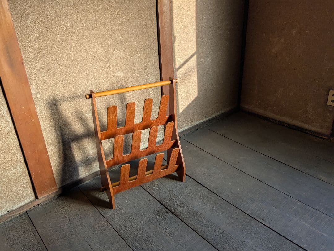 サイトーウッド チーク スリッパラック ヴィンテージ