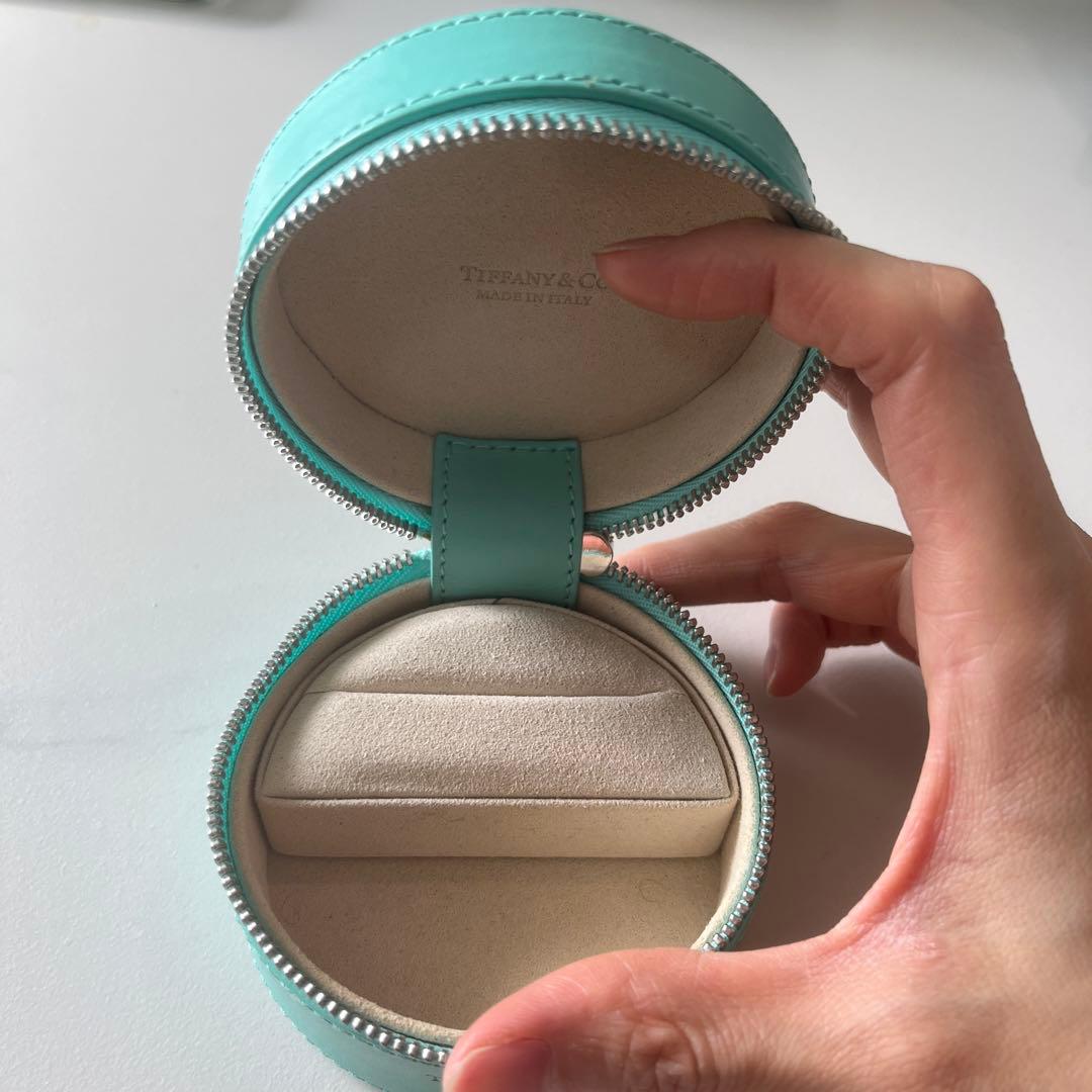 断捨離さんへ⭐︎Tiffany & Co. アクセサリーケース 円形　箱あり