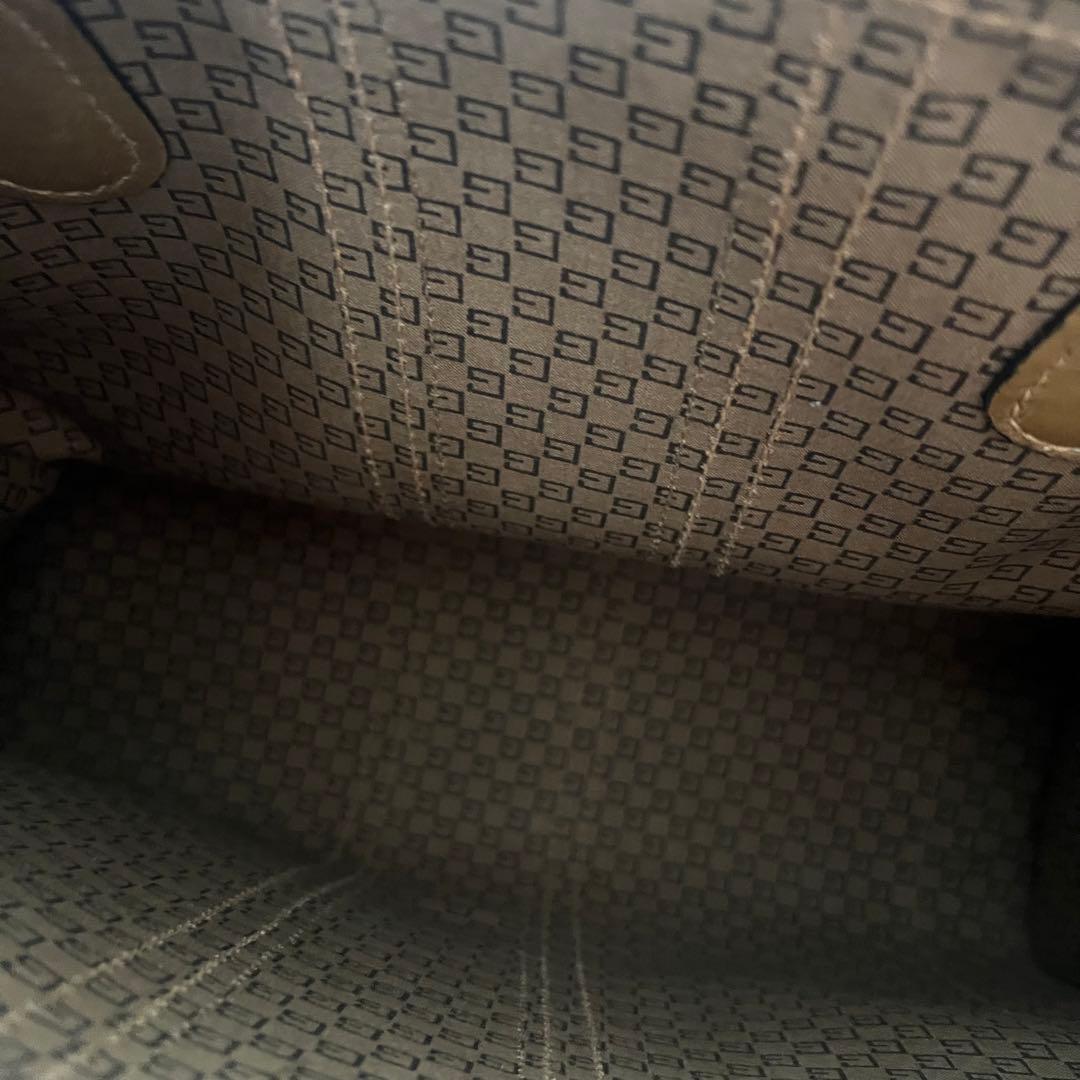 【オールドグッチ】Gucci ベージュ ボストンバッグ