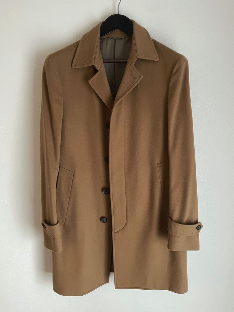 NEWYORKER berkley ステンカラーコート　カシミヤ混ビーバー