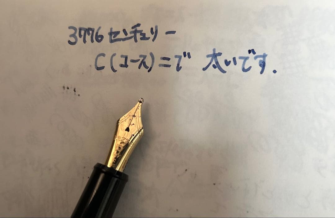 プラチナ万年筆　3776 センチュリー　C コース　極太