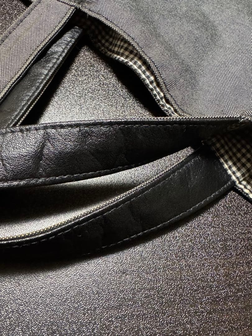 ファミリア デニムバッグ 70周年 限定 ミニ トート バッグ 黒 ブラック