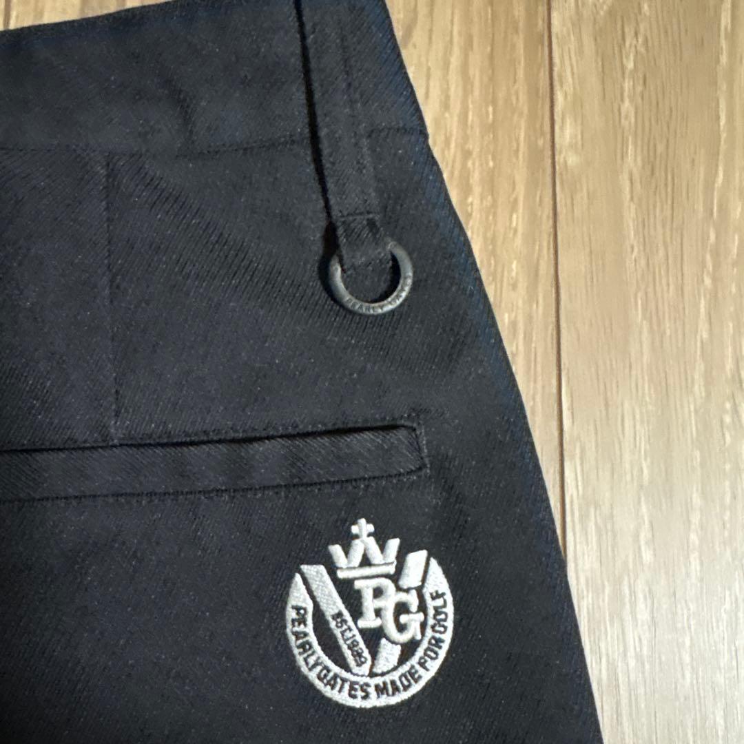 【美品】PEARL Y GATES ブラックパンツ スリムフィット