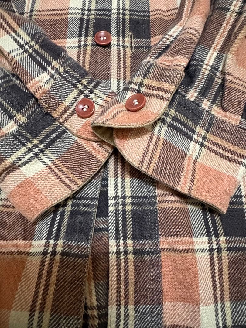 最終価格 旧タグ デラックスウエア ヘビーネルシャツ 廃番モデル日本製