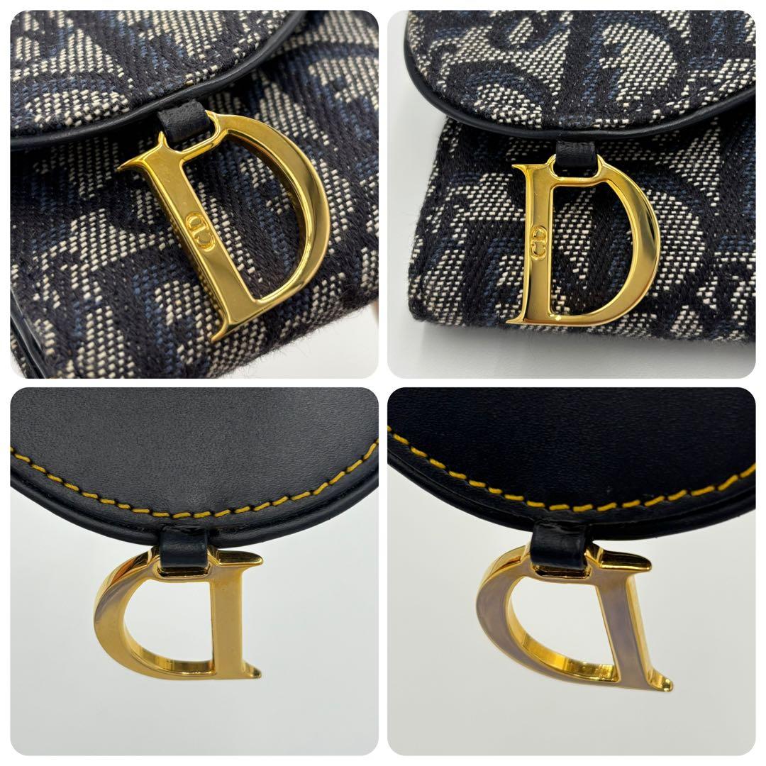 極美品✨Dior トロッター サドル オブリーク 財布