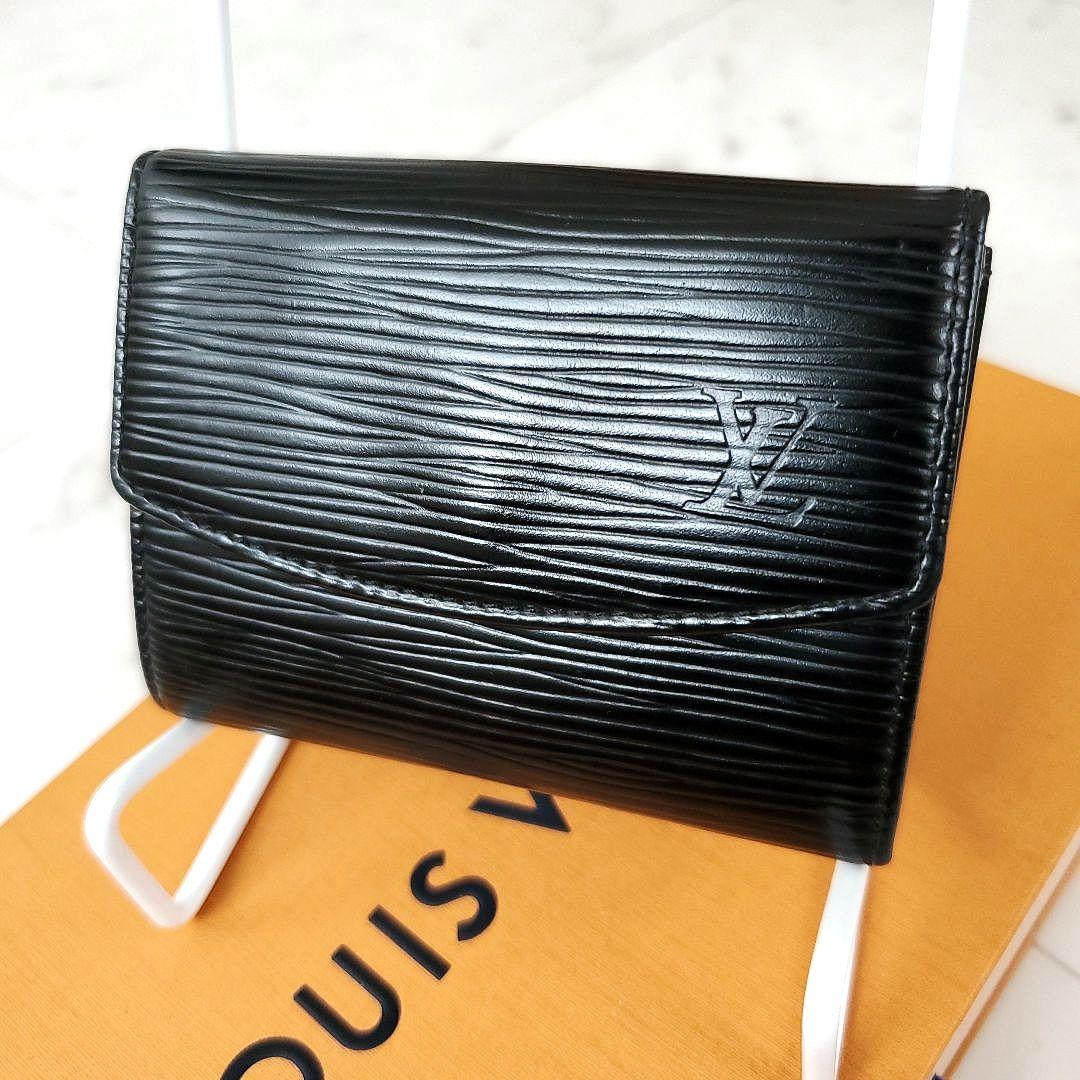 良品 ルイヴィトン ケース 小銭入れ カードケース 黒 エピ サーンプル