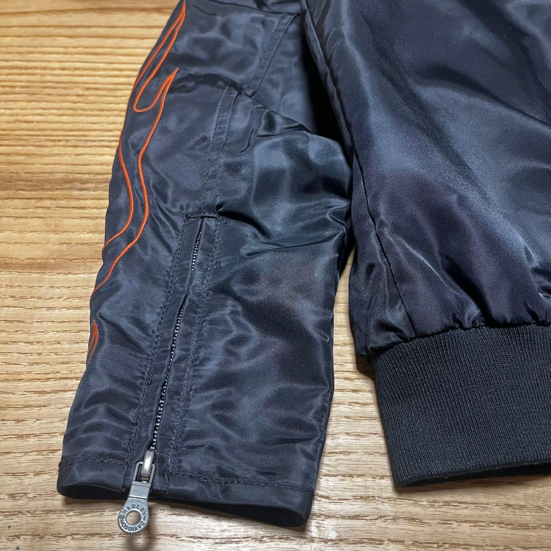 Harley-Davidson ナイロンジャケットファイヤーモチーフ MA-1