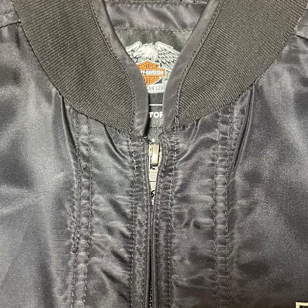 Harley-Davidson ナイロンジャケットファイヤーモチーフ MA-1