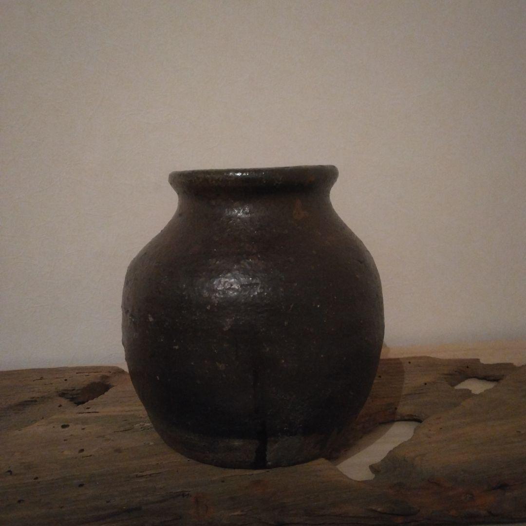 古い壺　アンティーク雑貨　花器　花入　花瓶