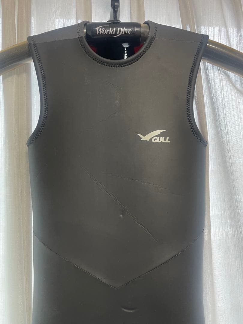 GULL 3mm ML ロングジョン ウェットスーツ ノースリーブ ハンガー付