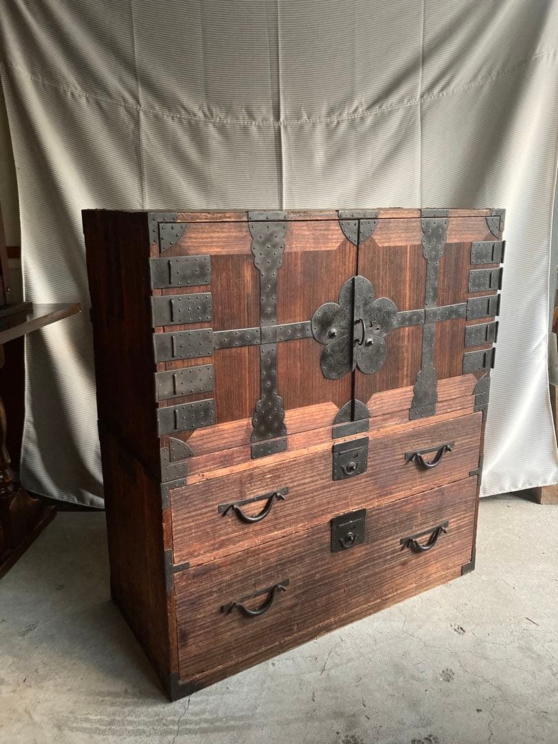 K*i様 古道具　帳場箪笥　民藝