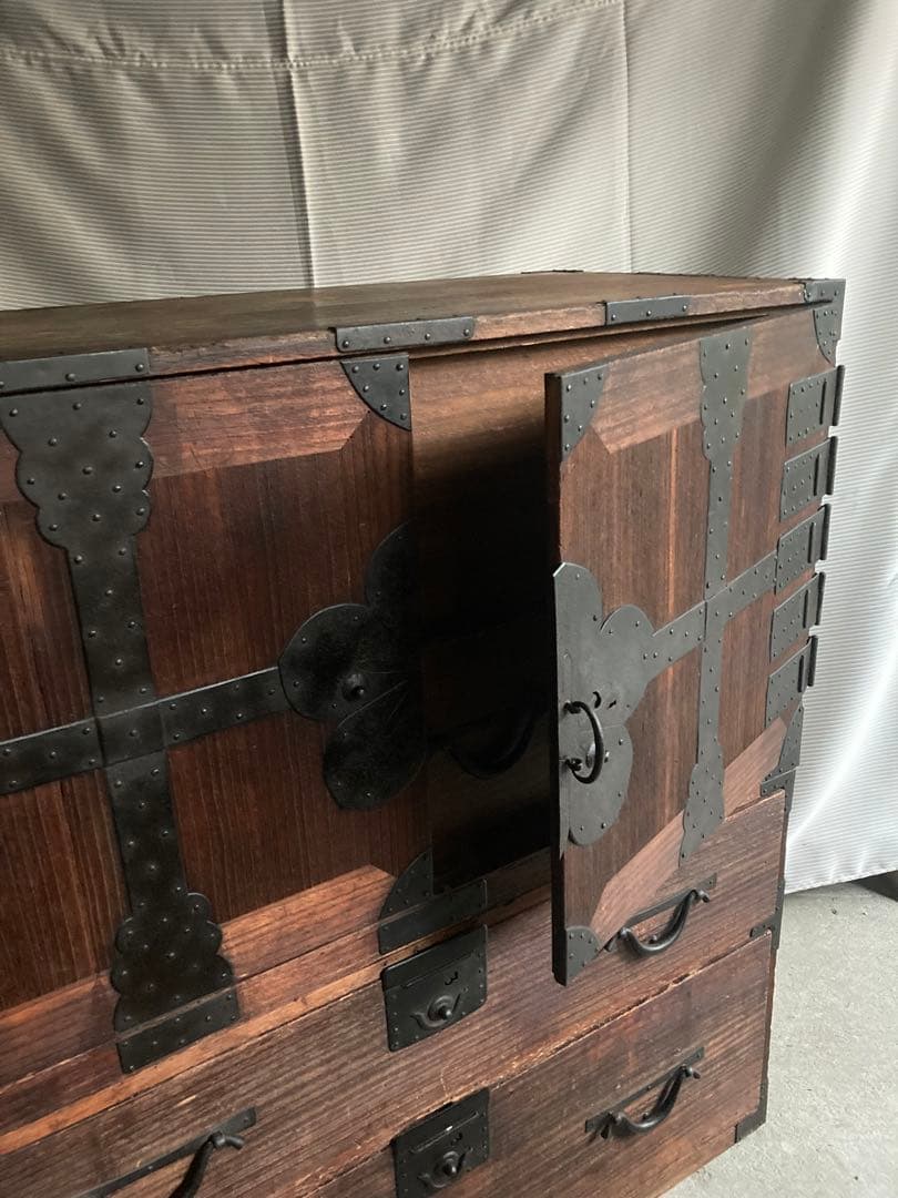 K*i様 古道具　帳場箪笥　民藝