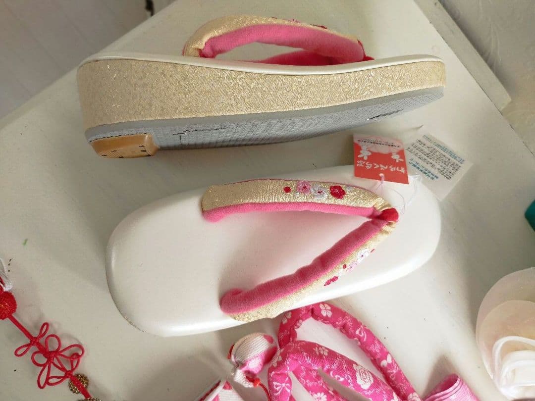 専用です☆ブランド☆セイコマツダ☆白ブルーピンクの着物☆フルセット☆