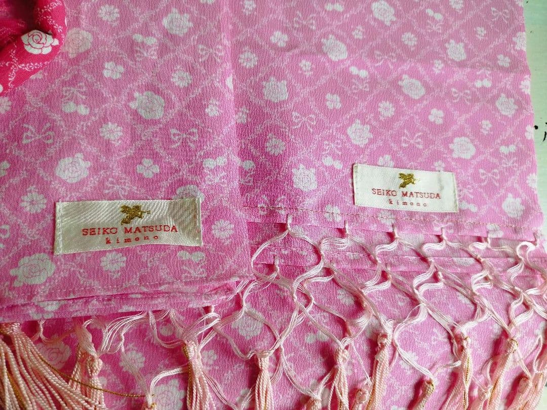 専用です☆ブランド☆セイコマツダ☆白ブルーピンクの着物☆フルセット☆