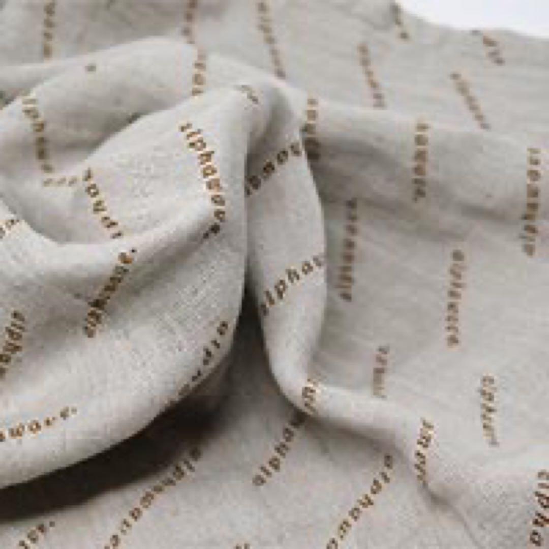 【新品・未使用】アルファウェーブ　ガーゼハーフケット（ひざ肩掛け）