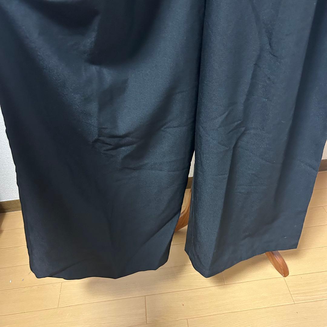 KYO アンティカ　レイヤードデザイン　オールインワン　重ね着風　ブラック