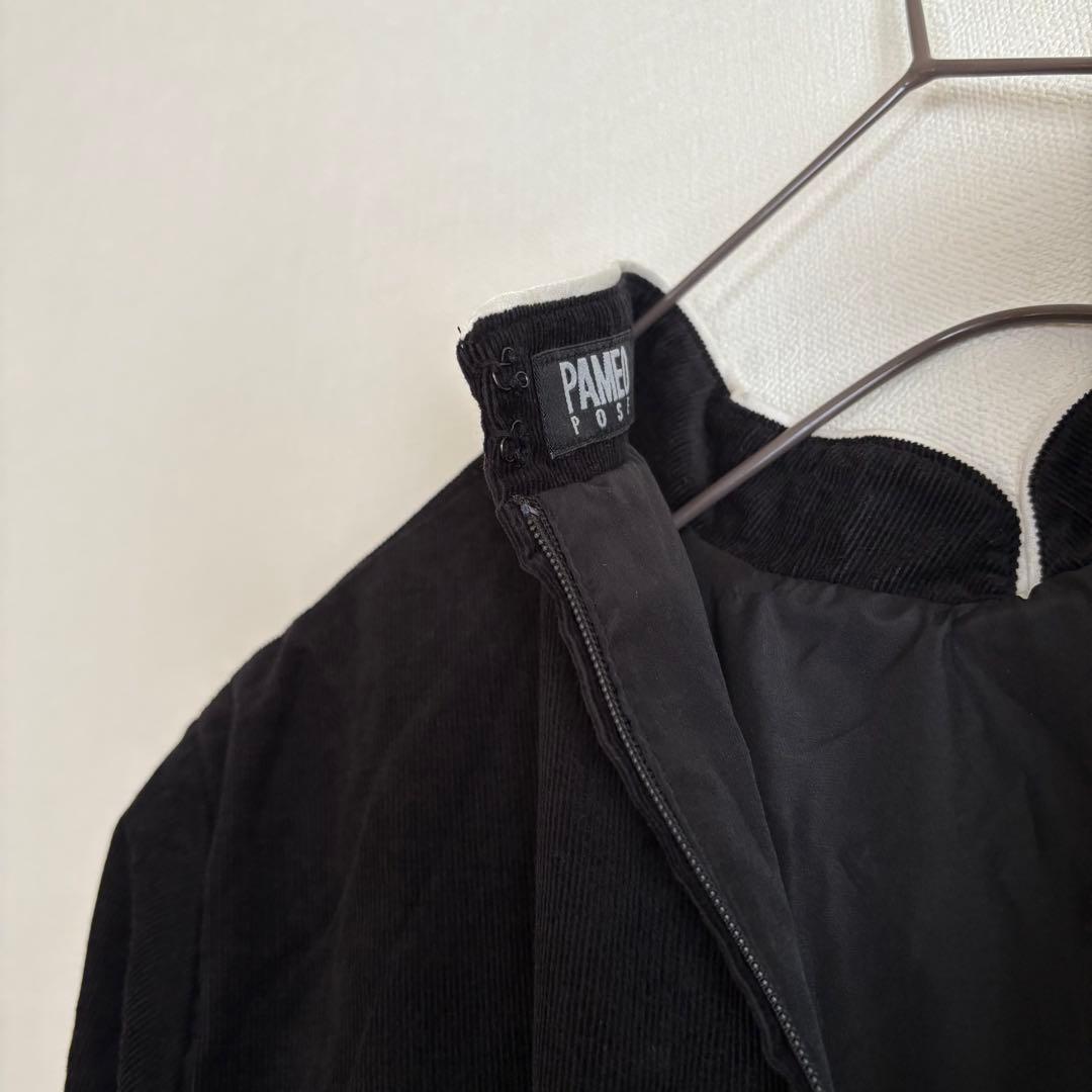 PAMEO POSEパメオポーズ　チャイナワンピース ボタン付き　Aライン　M