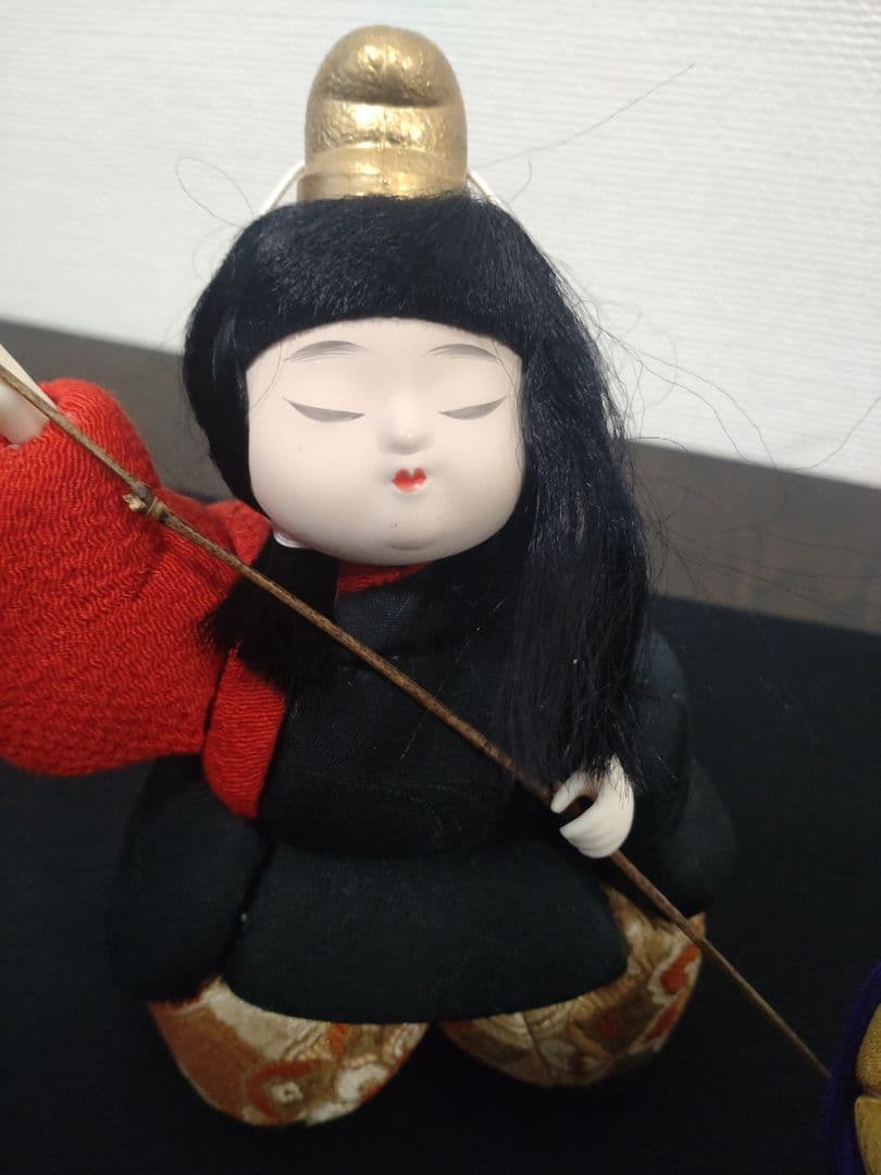 【雛蔵】木目込人形　鯉釣りC