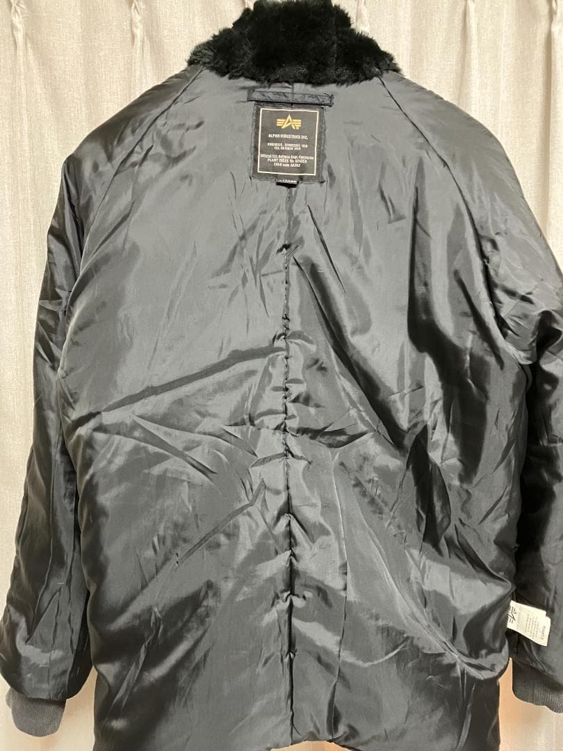 ALPHA アルファ N-2B フライトジャケット XL ブラック