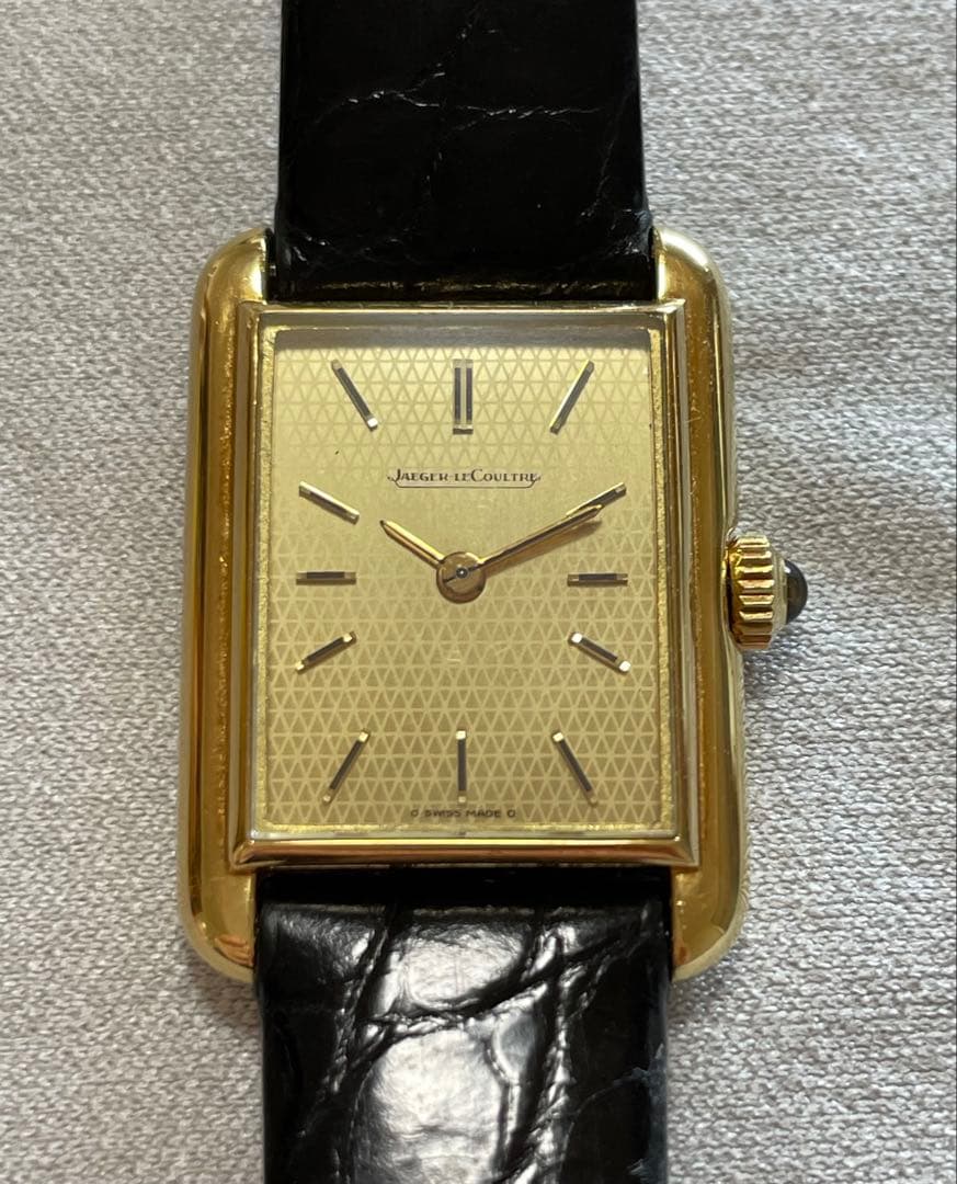 Jaeger-LeCoultre ルクルト タンク18KYG手巻時計