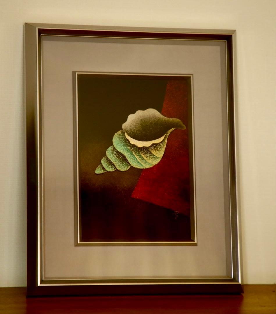 三谷吾一　パネル　貝　未使用品